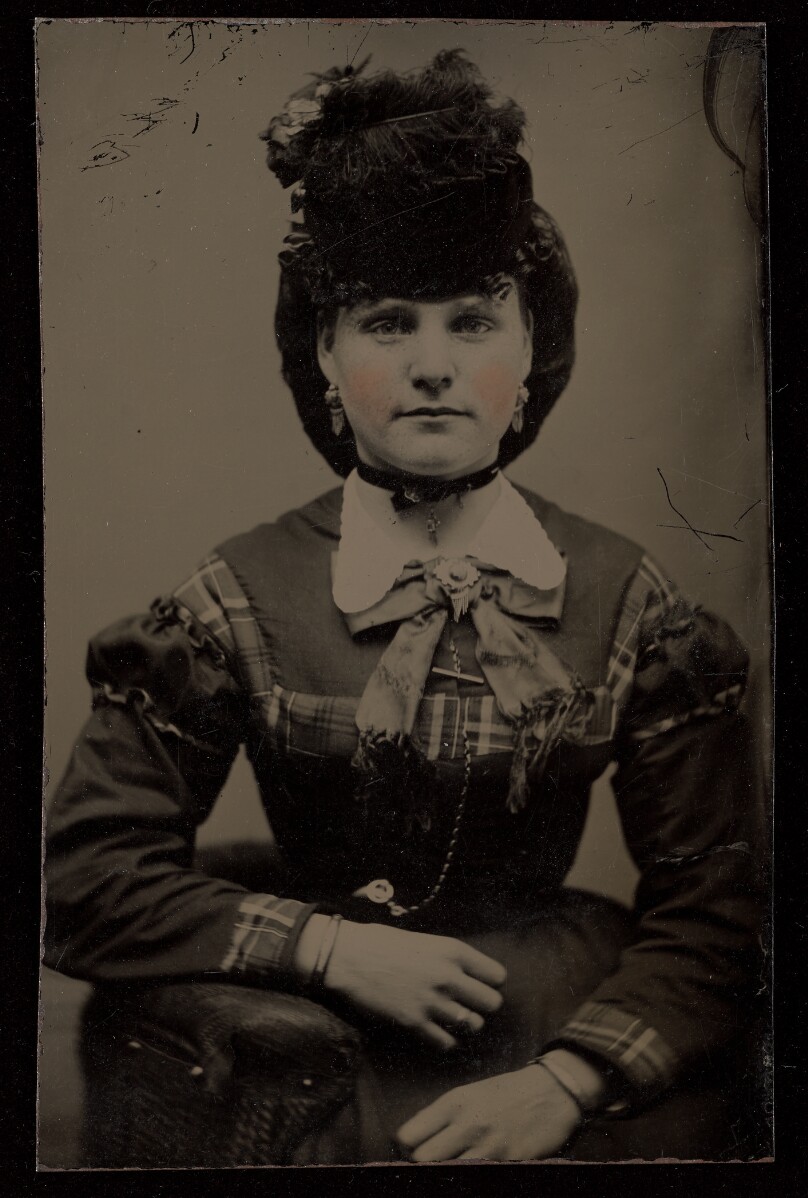 [Portrait of a Seated Woman in Bonnet]