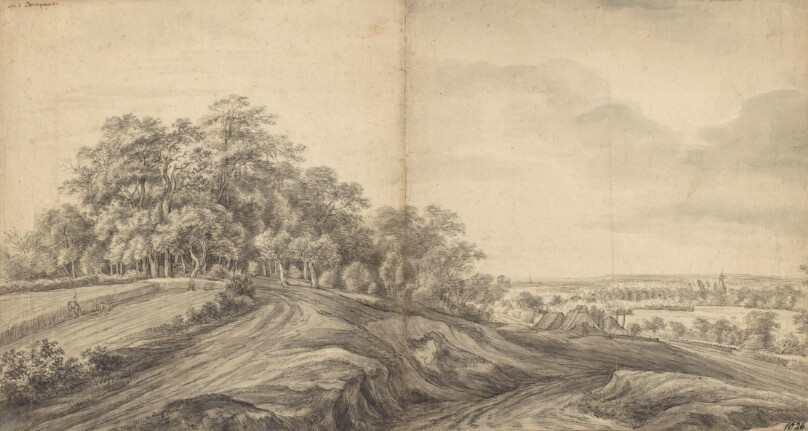 Panorama of Boersberg with Doorwerth Castle in the Distance