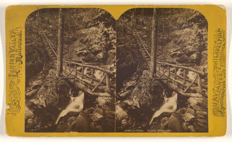 Onoko Glen. Rustic Staircase.