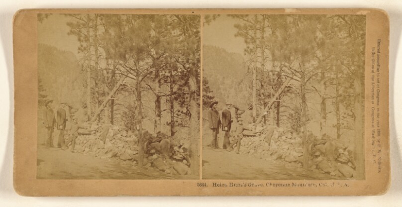 Helen Hunt's Grave, Cheyenne Mountain, Col., U.S.A.
