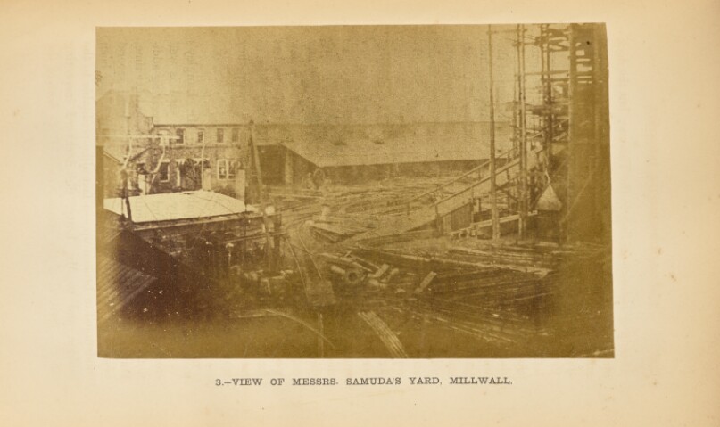 Messrs. Samuda's Yard, Millwall: Interior View