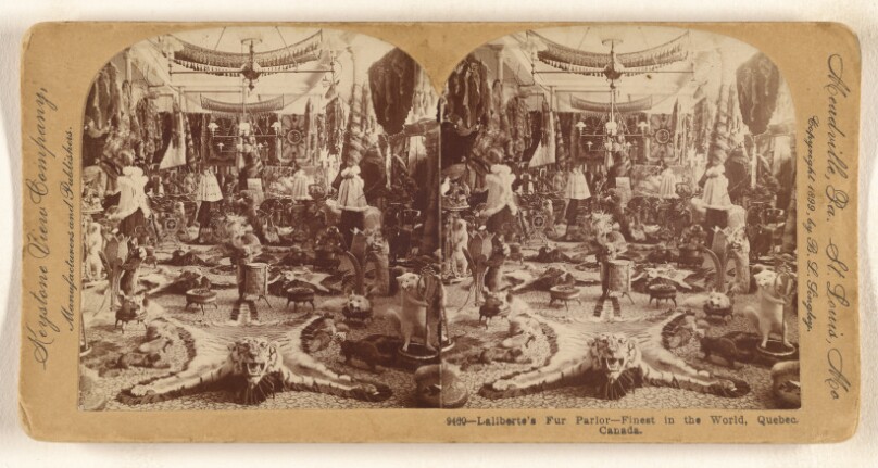 Laliberte's Fur Parlor - Finest in the World, Quebec, Canada.