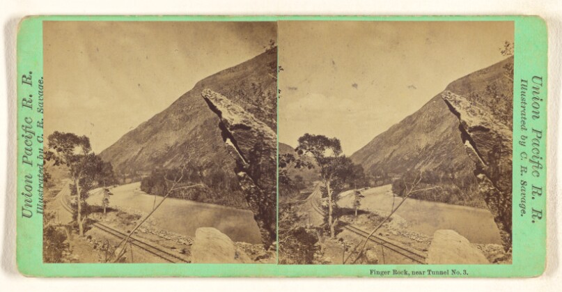 Finger Rock, near Tunnel No. 3.