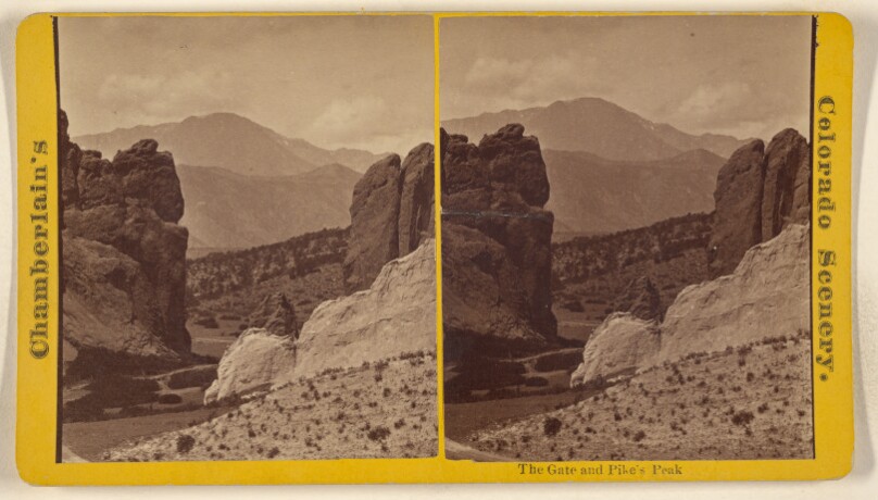The Gate and Pike's Peak [Garden of the Gods, Colorado]