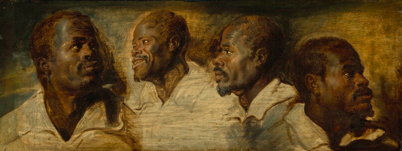 Four Studies of a Male Head