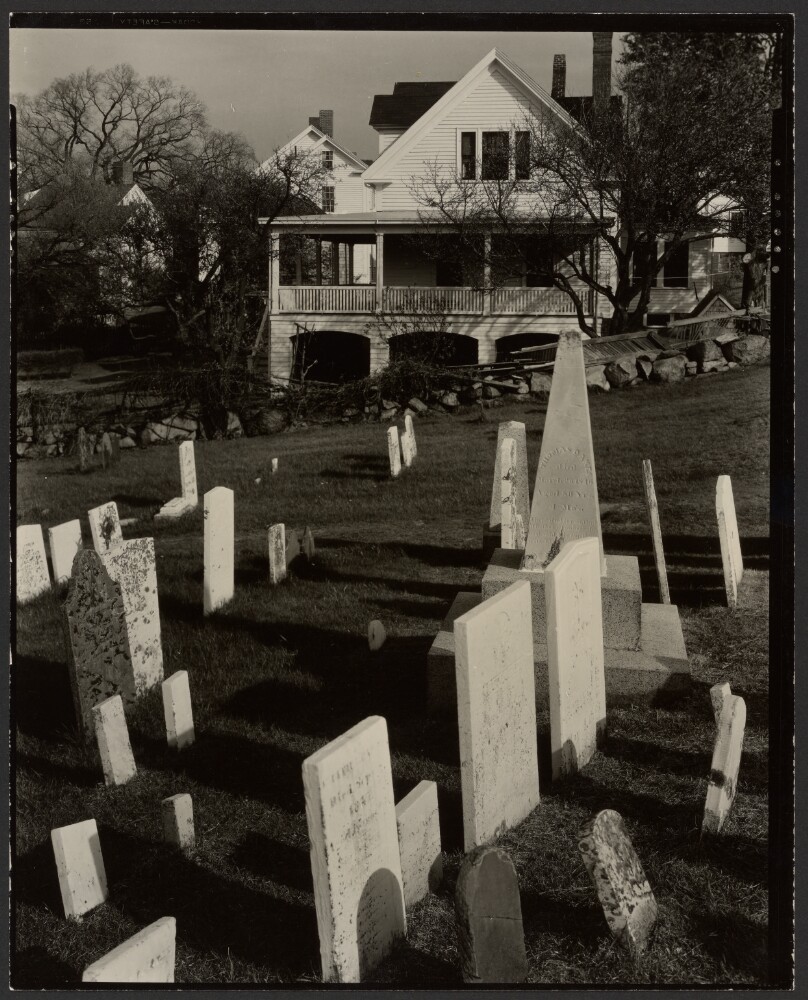 Graveyard and House