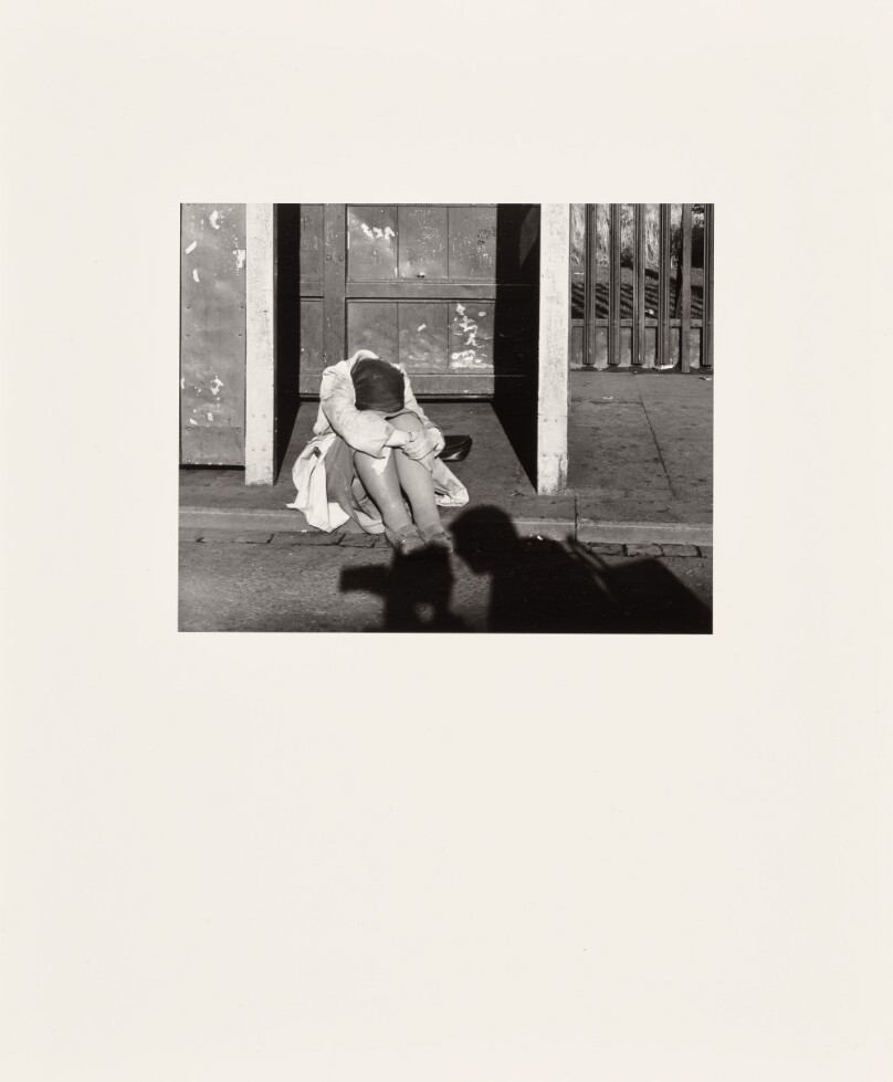 Woman in Bus Shelter, Middlesbrough