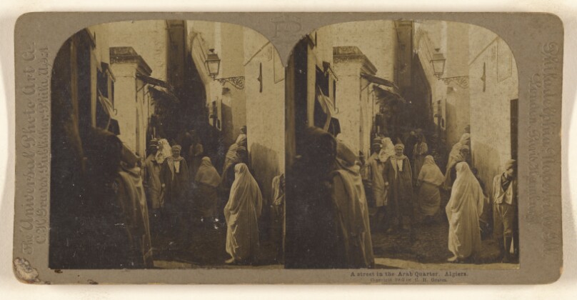 A street in the Arab Quarter. Algiers.