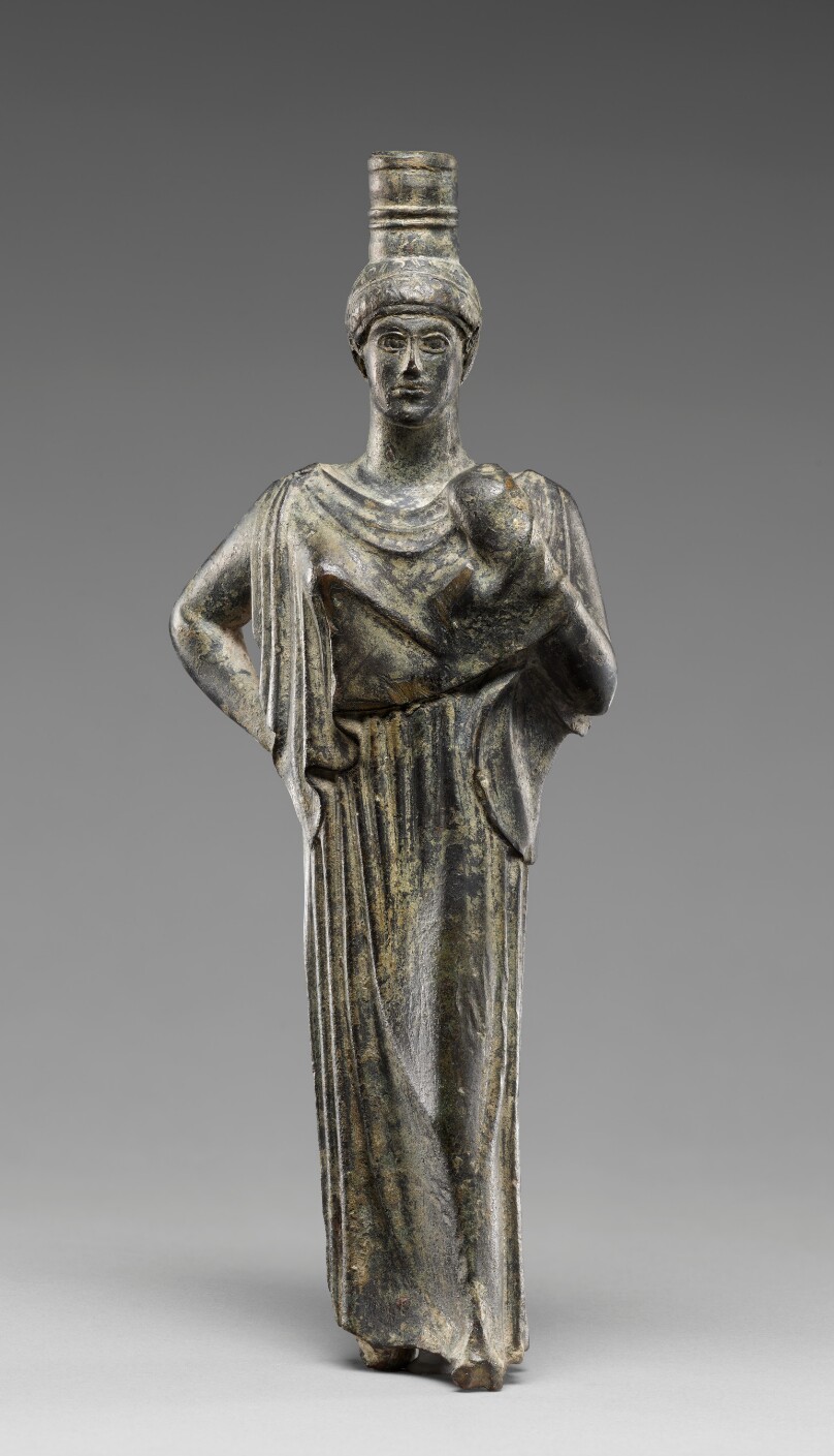 Statuette of a Woman Wearing a Peplos