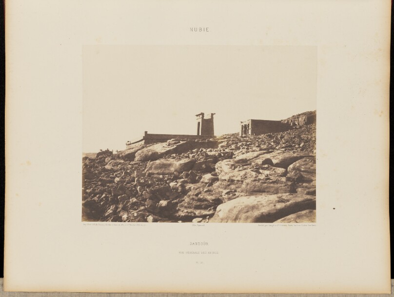 Dandoûr. Vue Générale des Ruines