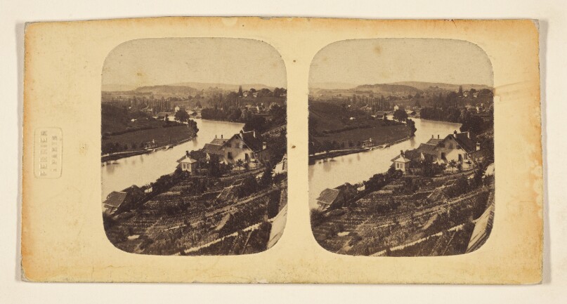 Vue de la Campagne de Berne, prise de la terrasse de l'Eglise (Suisse.)
