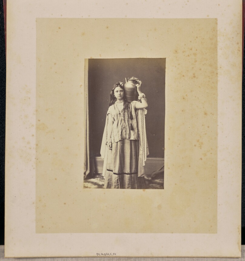 [Portrait of a woman in costume]