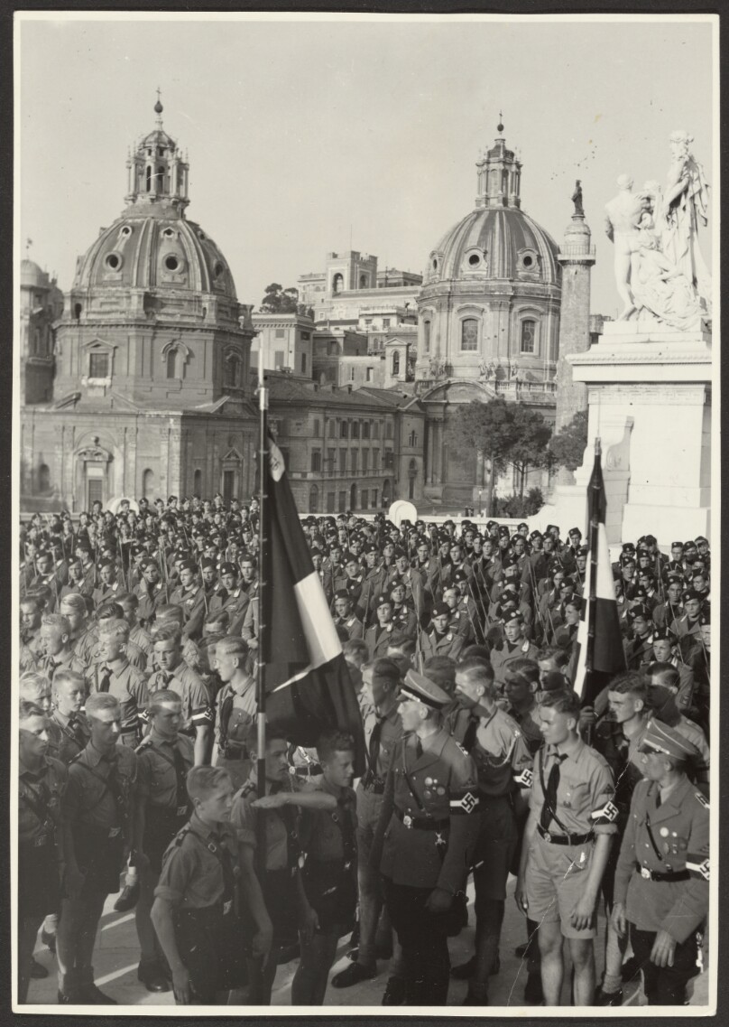 HJ Italienfahrt 1937, HJ Gruppe in Rom