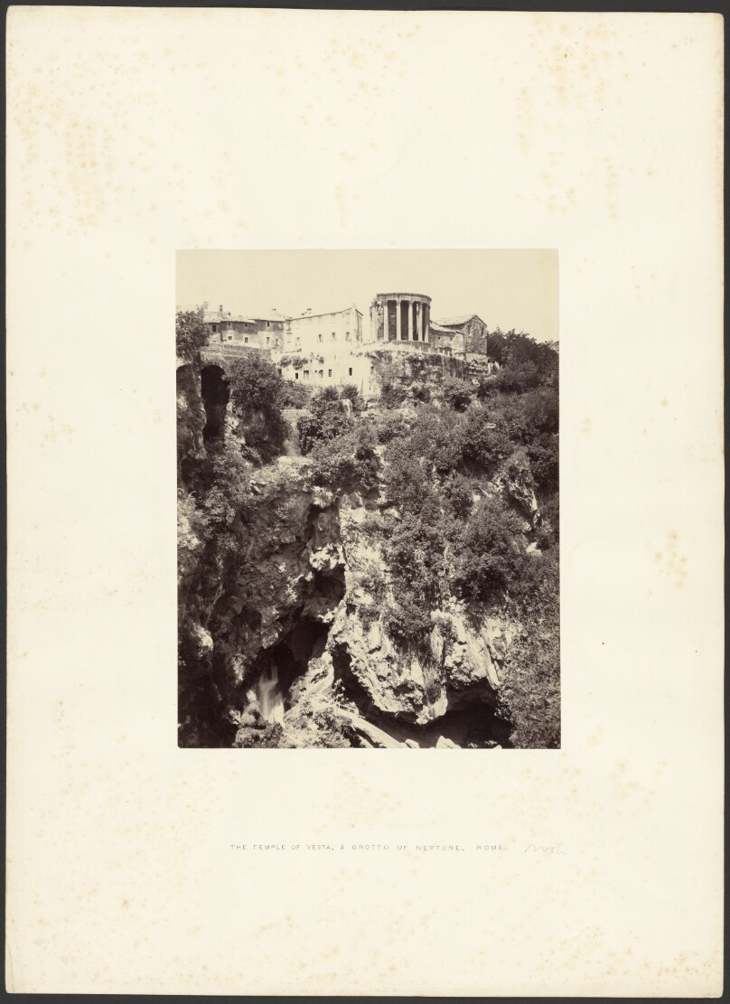 The Temple of Vesta and Grotto of Neptune