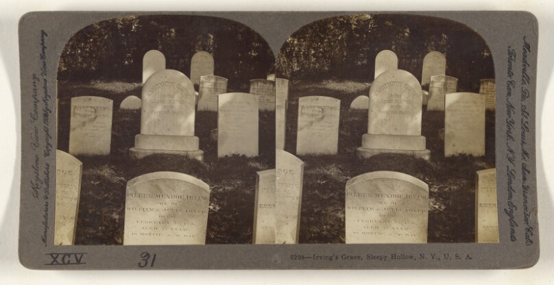[Washington] Irving's Grave, Sleepy Hollow, N.Y., U.S.A.