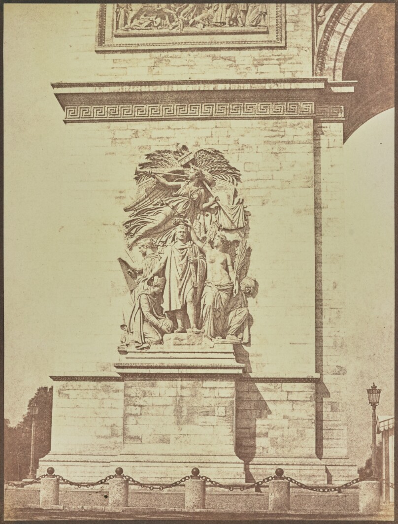 [Detail of "Le Triomphe de 1810," by Jean-Pierre Cortot, Arc de Triomphe]
