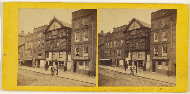 Chester, Old Houses, Lower Bridge Street (Dated 1603).