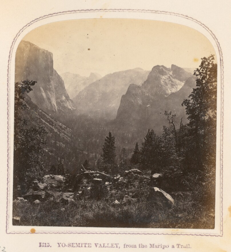 Yo-semite Valley, from the Mariposa Trail