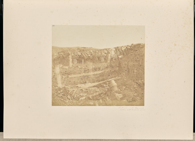 Interior of the Barrack Battery with the Pivot Guns