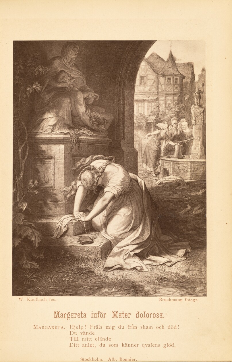 Margareta inför Mater dolorosa