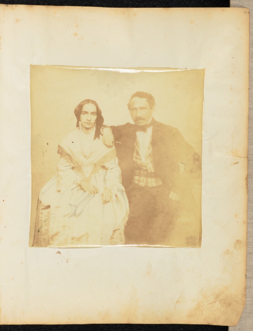 [Portrait of a man and woman]