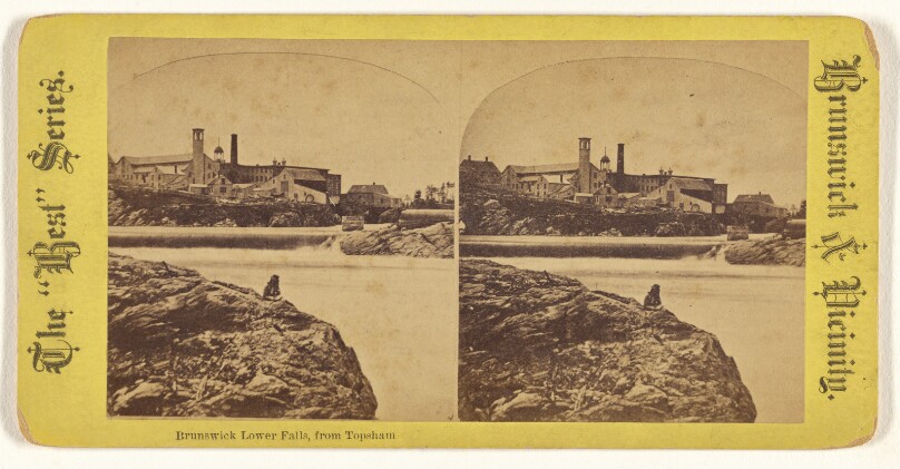 Brunswick Lower Falls, from Topsham