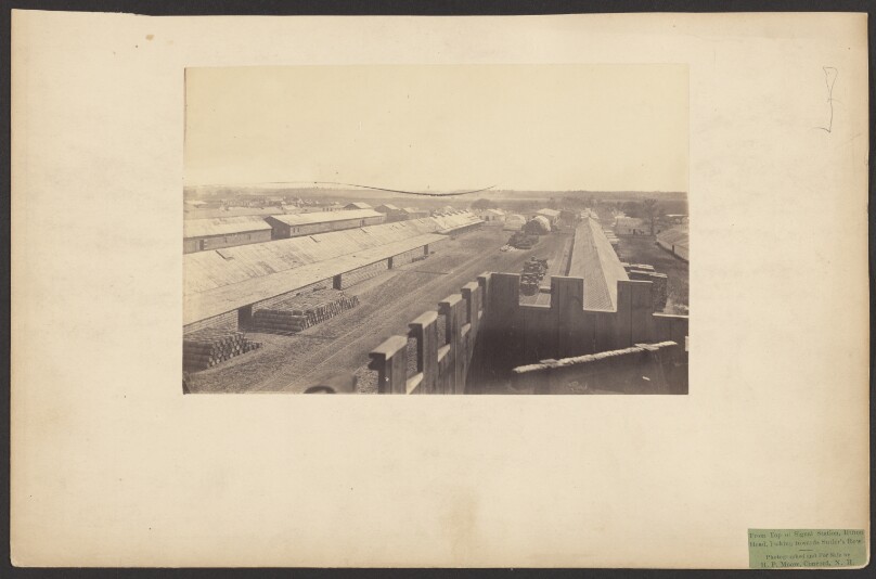 From Top of Signal Station, Hilton Head, looking towards Sutler's Row