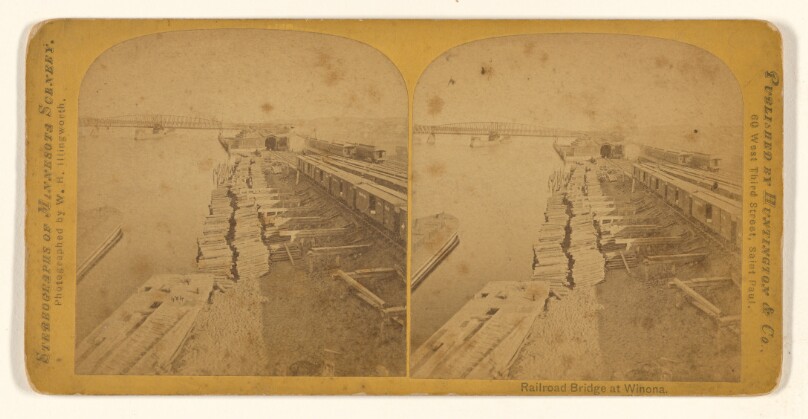 Railroad Bridge at Winona.