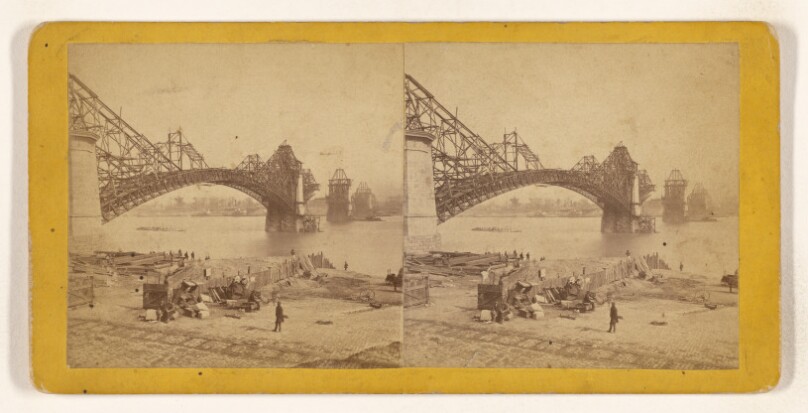 Gen'l view of Bridge (Aug. 1873.) [St. Louis, Missouri]