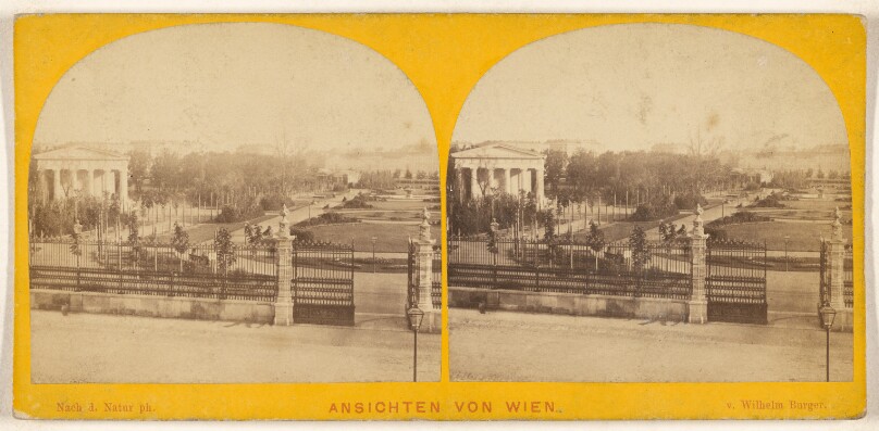Ansichten von Wien. Volksgarten.