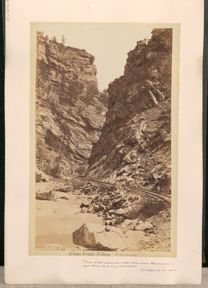 Clear Creek Cañon. Inspiration Point
