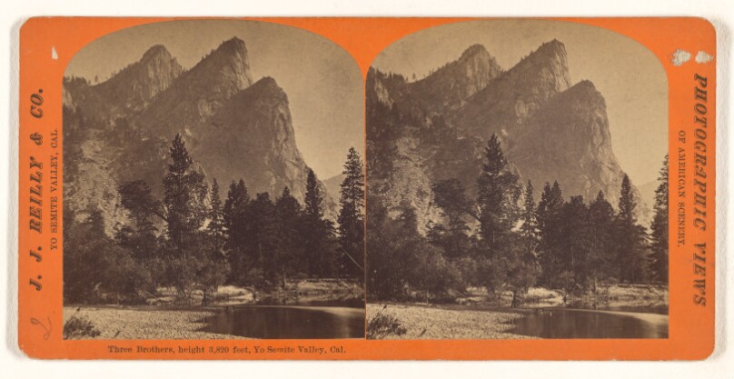 Three Brothers, height 3,820 feet, Yo Semite Valley, Cal.