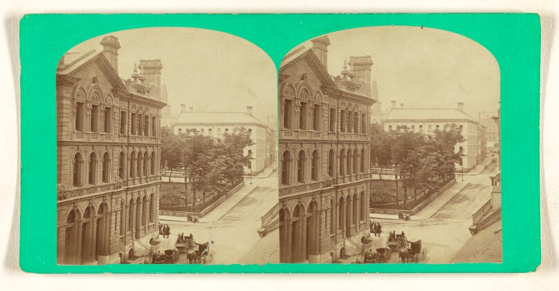 George Street, Looking towards Citadel, Halifax, Nova Scotia.