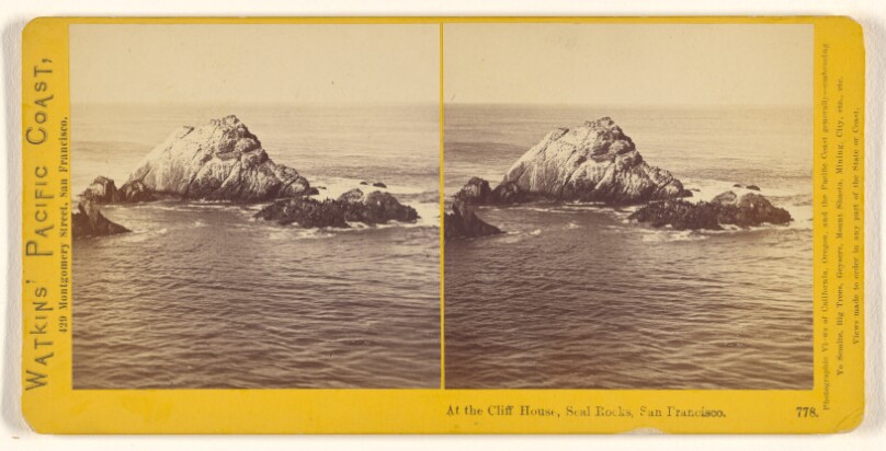 At the Cliff House, Seal Rocks, San Francisco.