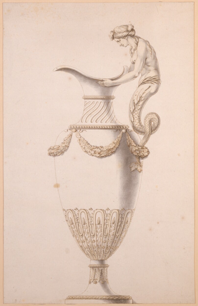 Drawing of a Ewer