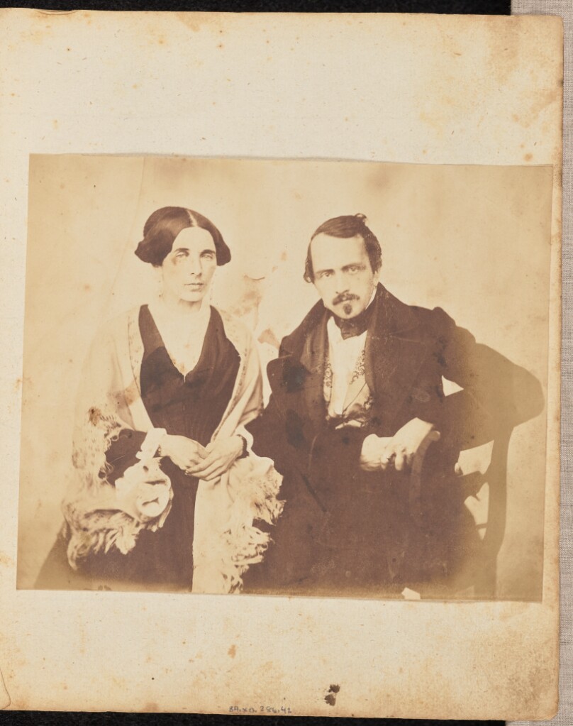 [Portrait of a man and woman]