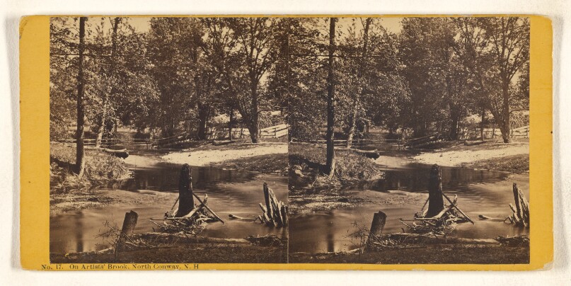On Artists' Brook, North Conway, N.H.
