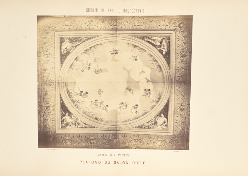 Gare de Vichy, Platfond du Salon d'Été