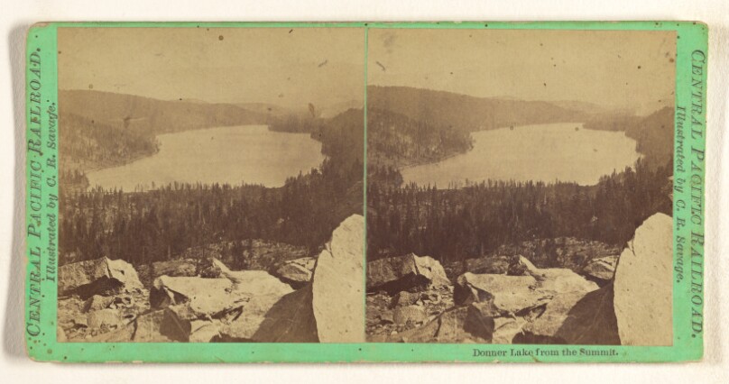 Donner Lake from the Summit.