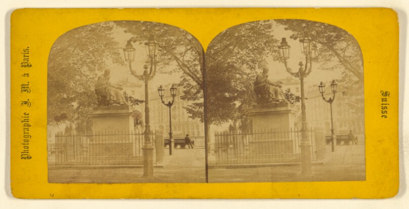 [Statue de J.J. Rousseau a Geneve]