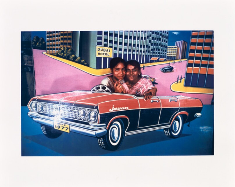 Two Street Prostitutes in a Car - Photo Studio
