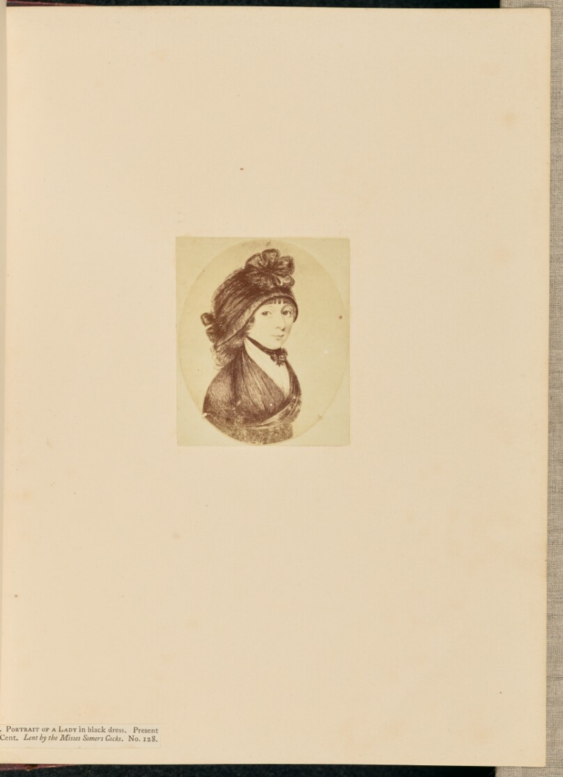 Portrait of a Lady in black dress