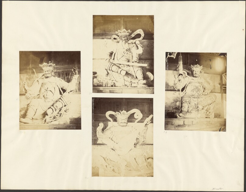 [Demi-god statue, China]