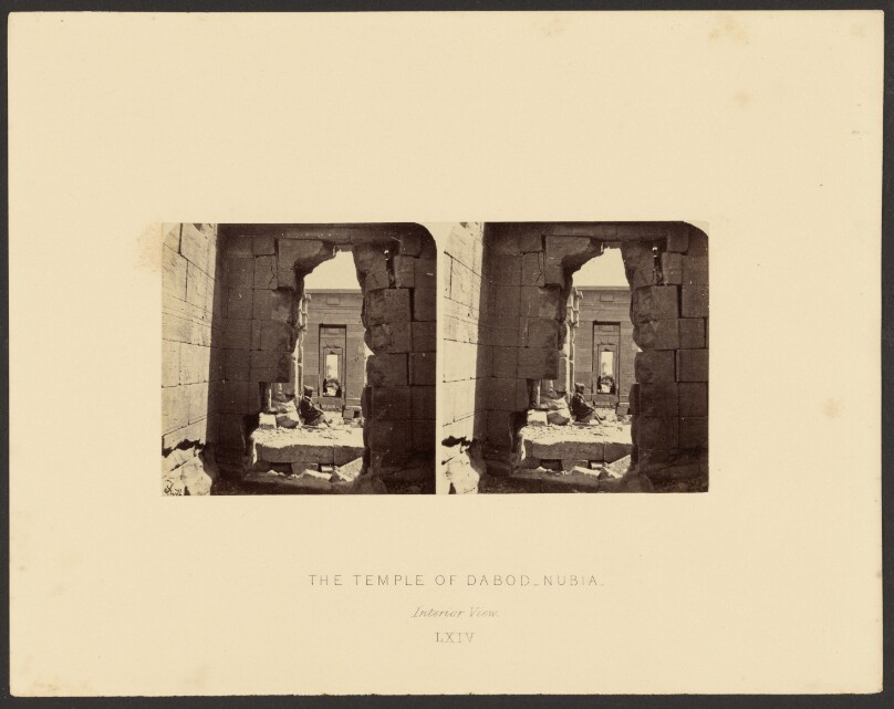 The Temple of Dabod, Nubia: Interior View