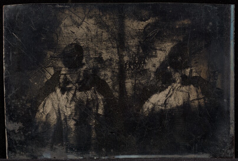 [Double portrait of a baby]