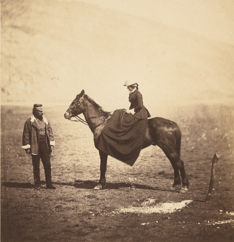 Henry Duberly Esq., Paymaster, 8th Hussars & Mrs. Duberly.