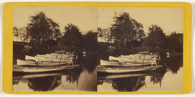 Central Park. (New York.) The Lake and Boats.