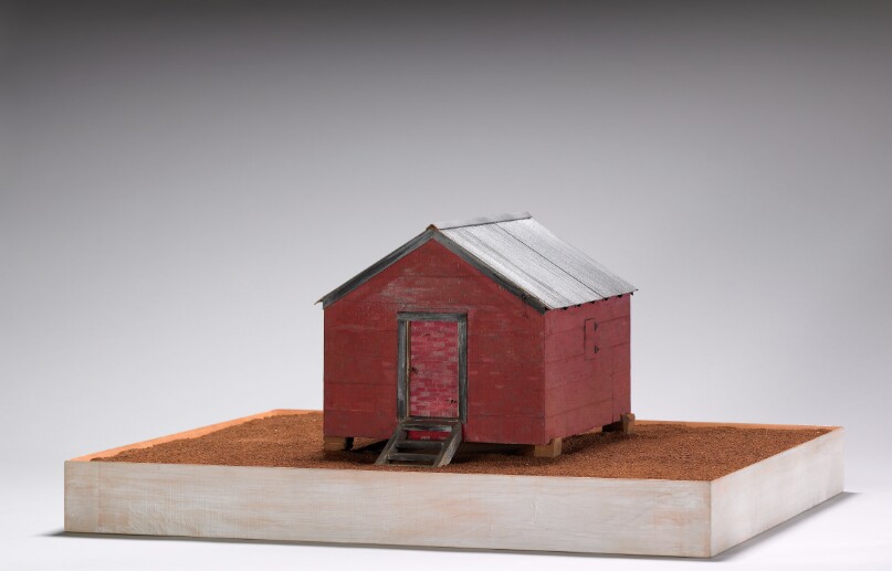 Red Building in Forest, Hale, Alabama