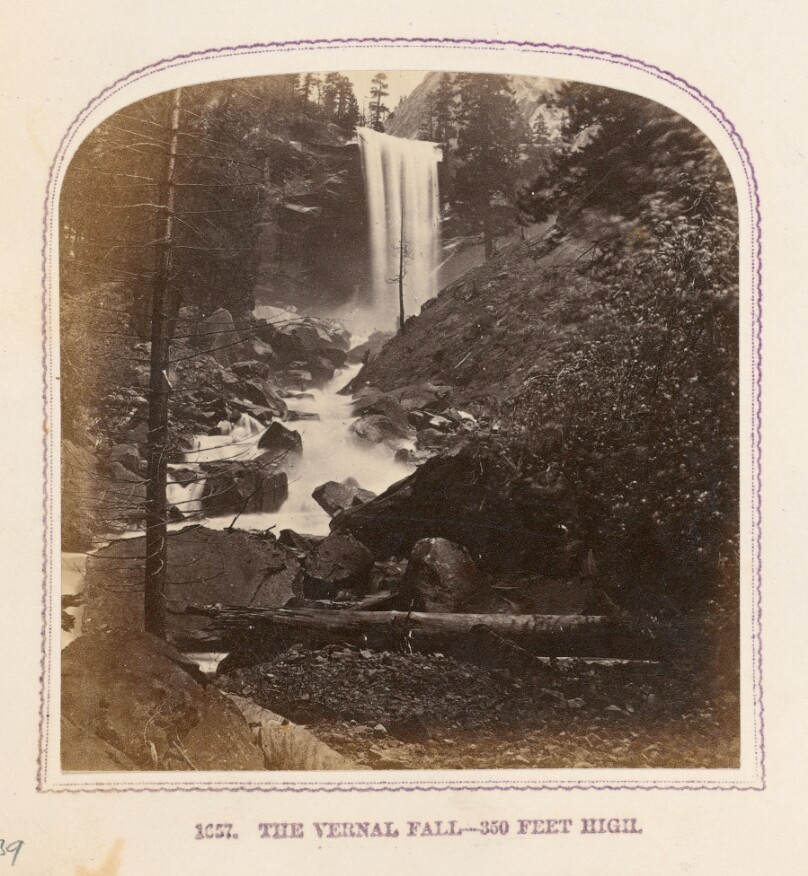 The Vernal Fall - 350 feet high