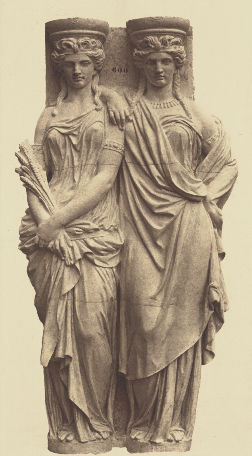 [Caryatids by Astyanax Bosio, Decoration of the Louvre, Paris]
